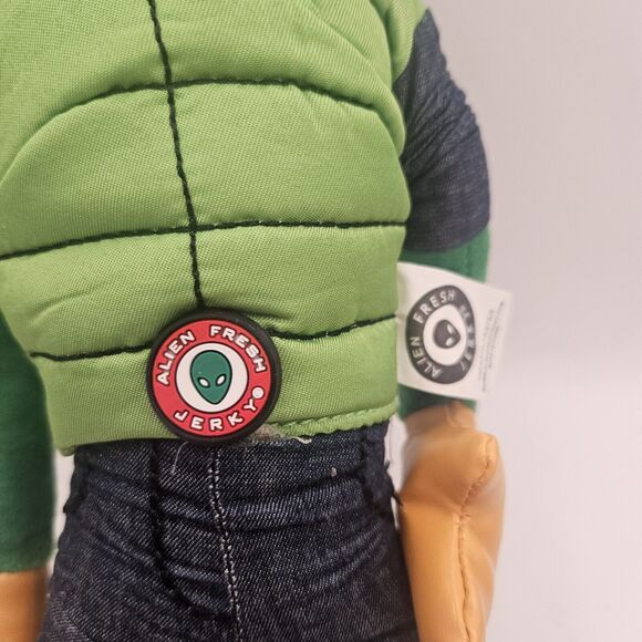 ALIEN FRESH JERKY 19" Area 51 USA Tall Thin Green PLUSH Baker CA SOUVENIR - Picture 3 of 9